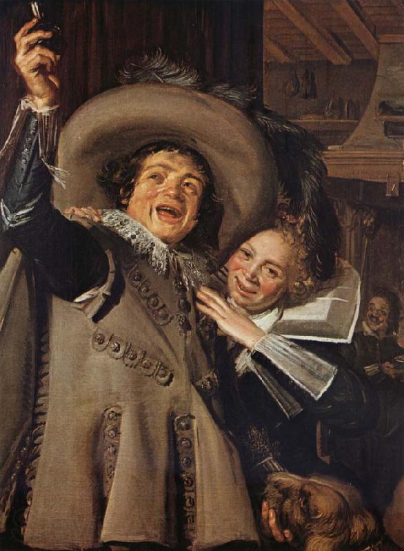 Frans Hals Young Man and Woman in an Inn Norge oil painting art